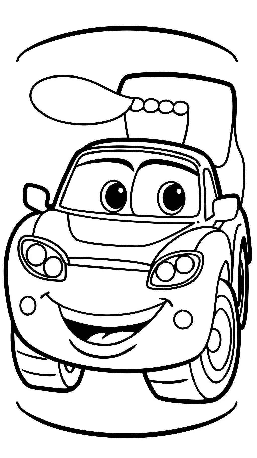 Páginas para colorear de la película de Disney Cars